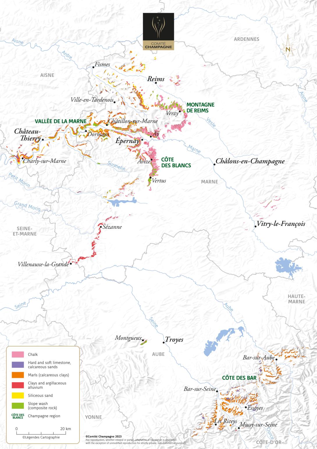 Champagne Soils Map